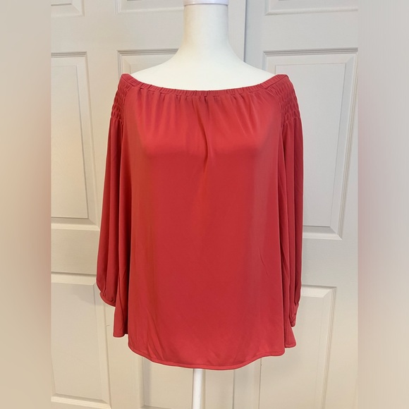 Ann Taylor Off the Shoulder Blouse Size L NWT - Picture 1 of 5